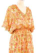 Judith Ann Tissue Silk Floral Dress Dress arcadeshops.com