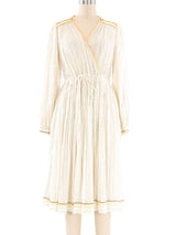 Phool Lurex Striped Cotton Indian Dress Dress arcadeshops.com