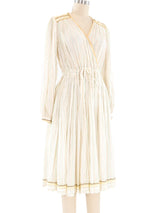 Phool Lurex Striped Cotton Indian Dress Dress arcadeshops.com