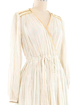 Phool Lurex Striped Cotton Indian Dress Dress arcadeshops.com