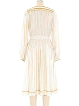 Phool Lurex Striped Cotton Indian Dress Dress arcadeshops.com