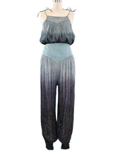 Rainbow Lurex Stripe Pant Ensemble Suit arcadeshops.com