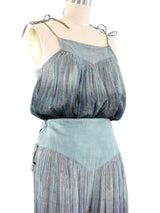 Rainbow Lurex Stripe Pant Ensemble Suit arcadeshops.com