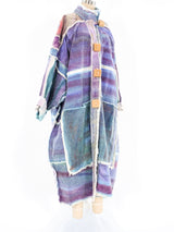 Hand Painted Pieced Denim Coat Outerwear arcadeshops.com