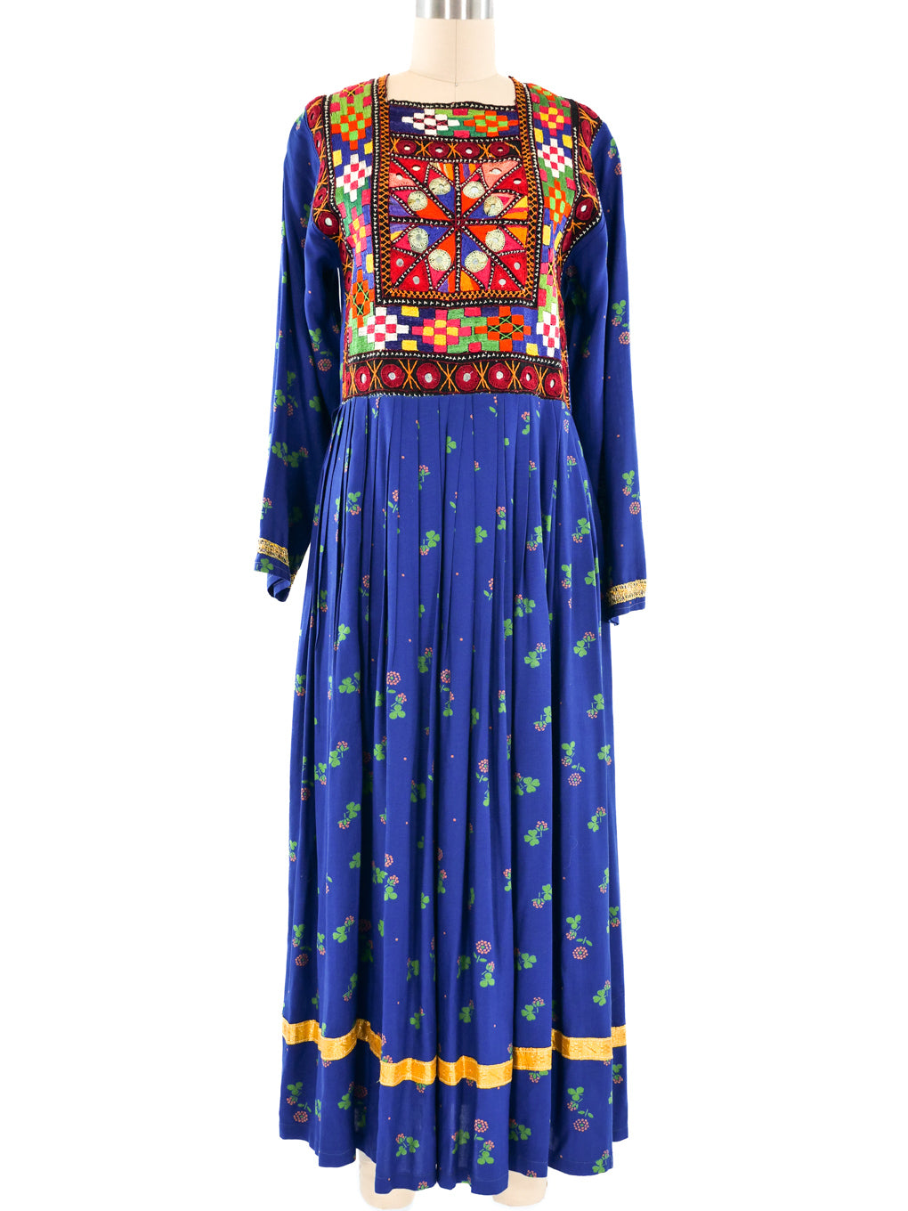 sachin and babi light blue dress Peasant Embroidered Dress For Festivals main image 1