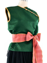 Geoffrey Beene Colorblock Metallic Skirt Ensemble Suit arcadeshops.com