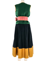 Geoffrey Beene Colorblock Metallic Skirt Ensemble Suit arcadeshops.com