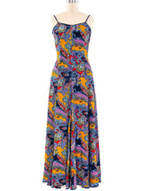 Christian Dior Paisley Dress Ensemble Dress arcadeshops.com