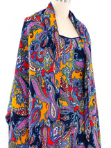 Christian Dior Paisley Dress Ensemble Dress arcadeshops.com