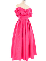 Victor Costa Fuchsia Strapless Gown Dress arcadeshops.com