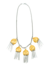 Fringed Charm Collar Necklace Accessory arcadeshops.com
