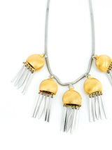 Fringed Charm Collar Necklace Accessory arcadeshops.com