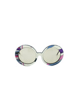 1960's Pucci Print Round Sunglasses Accessory arcadeshops.com