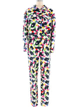 Escada Nautical Themed Denim Ensemble Suit arcadeshops.com