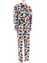 Escada Nautical Themed Denim Ensemble Suit arcadeshops.com