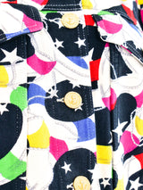 Escada Nautical Themed Denim Ensemble Suit arcadeshops.com