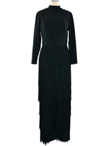 Black Fringe Jumpsuit Jumpsuit arcadeshops.com