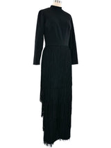 Black Fringe Jumpsuit Jumpsuit arcadeshops.com