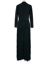 Black Fringe Jumpsuit Jumpsuit arcadeshops.com