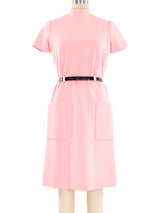 Norman Norell Belted Wool Dress Dress arcadeshops.com