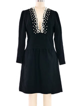 Donald Brooks Faux Pearl Accented Dress Dress arcadeshops.com