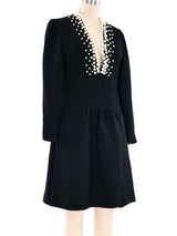 Donald Brooks Faux Pearl Accented Dress Dress arcadeshops.com