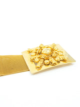 De Lillo Goldtone Mesh Belt Accessory arcadeshops.com