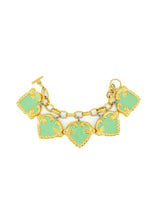 Escada Mint Enamel Charm Bracelet Jewelry arcadeshops.com
