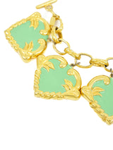 Escada Mint Enamel Charm Bracelet Jewelry arcadeshops.com