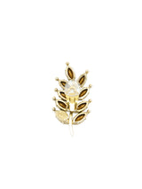 Nina Ricci Crystal Leaf Bracelet and Earring Set Jewelry arcadeshops.com