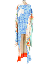 Floral Printed Shibori Kimono Jacket arcadeshops.com
