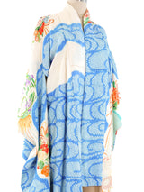 Floral Printed Shibori Kimono Jacket arcadeshops.com