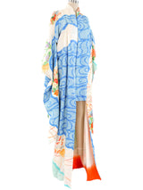 Floral Printed Shibori Kimono Jacket arcadeshops.com