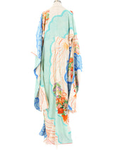 Floral Printed Shibori Kimono Jacket arcadeshops.com