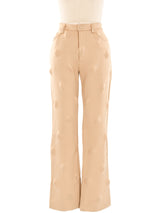 Issey Miyake Tan Bubblewrap Trousers Bottom arcadeshops.com
