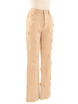 Issey Miyake Tan Bubblewrap Trousers Bottom arcadeshops.com