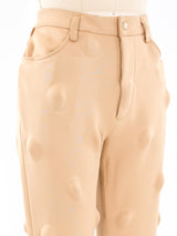 Issey Miyake Tan Bubblewrap Trousers Bottom arcadeshops.com