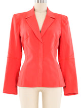 Thierry Mugler Couture Coral Blazer Jacket arcadeshops.com
