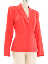 Thierry Mugler Couture Coral Blazer Jacket arcadeshops.com