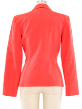 Thierry Mugler Couture Coral Blazer Jacket arcadeshops.com