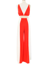 Colorblock Jersey Pant Ensemble Suit arcadeshops.com