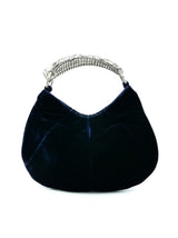 Yves Saint Laurent Blue Velvet Mombasa Bag Accessory arcadeshops.com