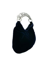 Yves Saint Laurent Blue Velvet Mombasa Bag Accessory arcadeshops.com