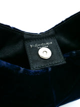 Yves Saint Laurent Blue Velvet Mombasa Bag Accessory arcadeshops.com