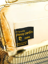 Pierre Cardin Striped Metal Mesh Evening Bag Accessory arcadeshops.com
