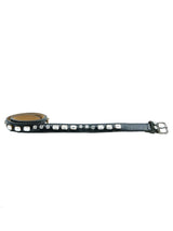 Miu Miu Crystal Studded Leather Belt Accessory arcadeshops.com