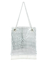 Whiting and Davis Metal Mesh Fringed Bag Accessory arcadeshops.com
