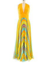 Rainbow Pleated Tank Dress Dress arcadeshops.com