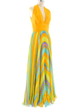 Rainbow Pleated Tank Dress Dress arcadeshops.com
