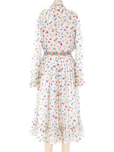 Confetti Printed Skirt Ensemble Suit arcadeshops.com